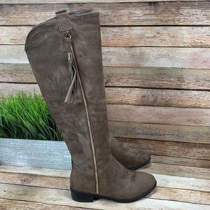 Top Moda Knee Boots Size 6.5